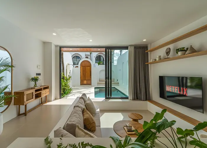 Nuve - Chic 2br Mediterranean Pool In Pererenan