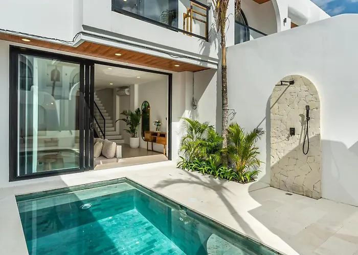 Nuve - Chic 2br Mediterranean Pool In Pererenan * チャングー