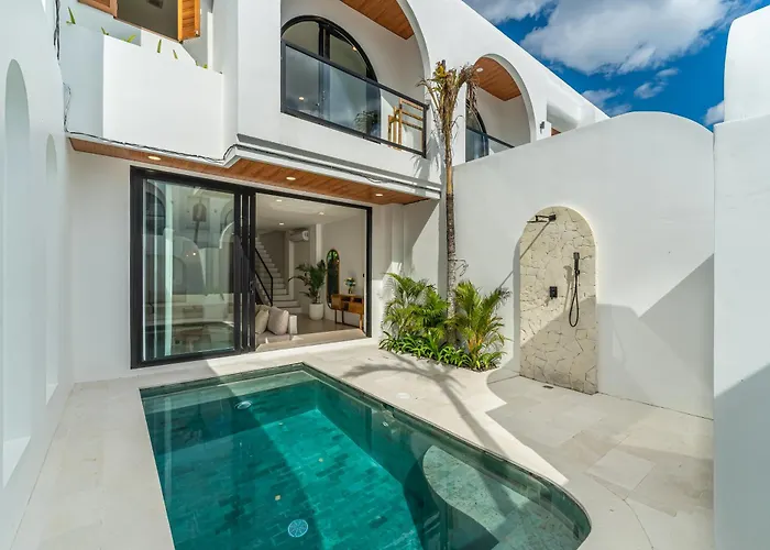 Nuve - Chic 2br Mediterranean Pool In Pererenan * チャングー