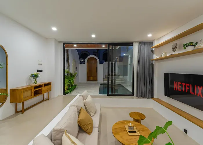 Nuve - Chic 2br Mediterranean Pool In Pererenan ヴィラ